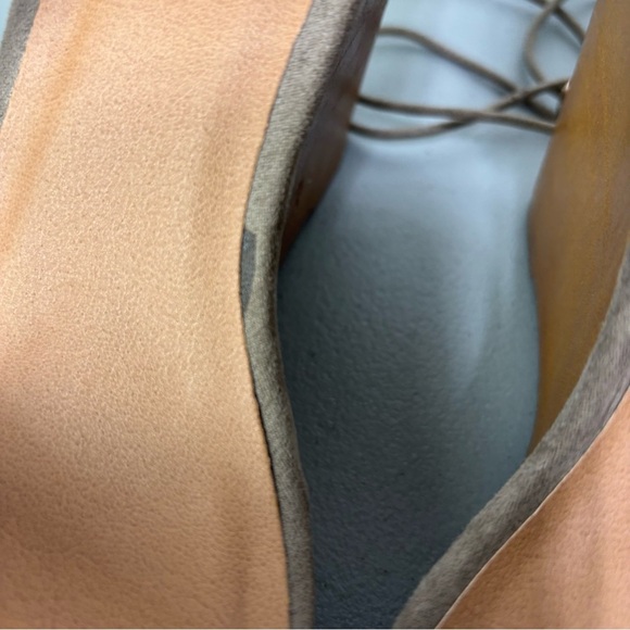 Altar'd State Wedge Gladiator Lace Up Wedge Sandals Heels Women's 9 Neutral - Picture 4 of 10